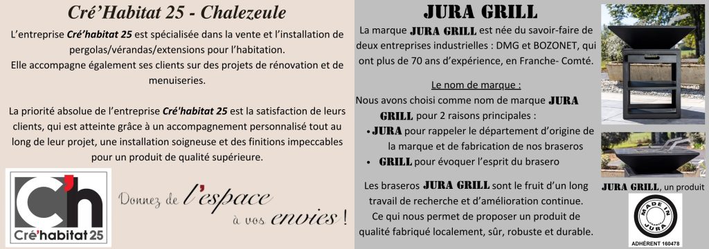 Collaboration Concept'Alu et JURA GRILL